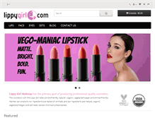 Tablet Screenshot of lippygirl.com